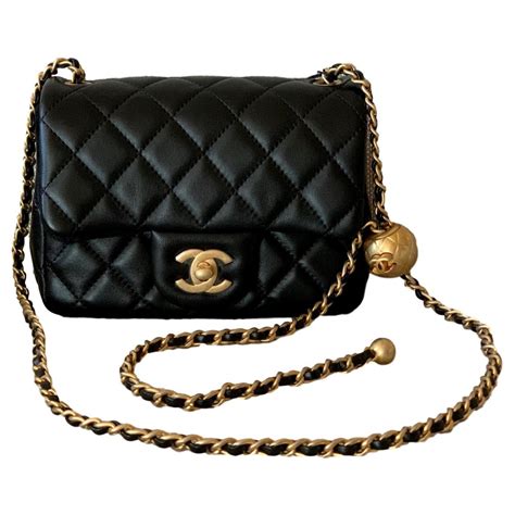 mini chanel chain bag|Chanel mini flap bag lambskin.